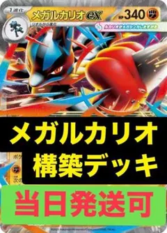 シティリーグ準優勝構築　メガルカリオex　構築済みデッキ