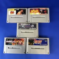 スーパーファミコン ソフト　格闘技 5本セット