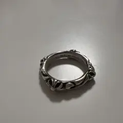 新品インボイス付】クロムハーツ ネガティブ CH プラスバンド リング 