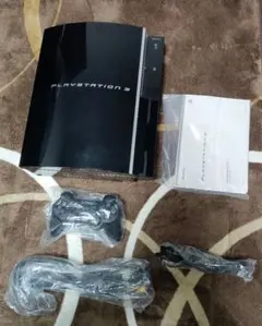 PS3本体 完動品 CECHL00・コントローラ・ケーブル類・外内箱有り ❄