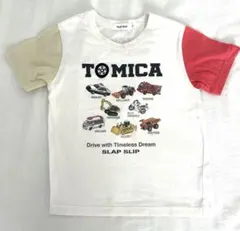 SLAP SLIP トミカ 乗り物　Tシャツ 110のサムネイル