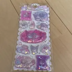 マイメロディ & クロミ キラキラ ウォーターinシール