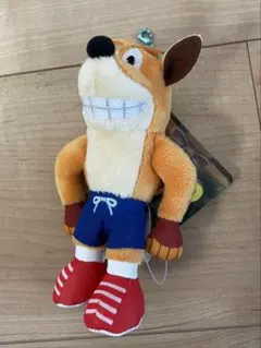クラッシュ・バンディクー マスコット タグ付き