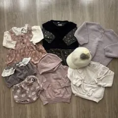 バースデイ　しまむら　他ベビー服9点まとめ売り　90、95