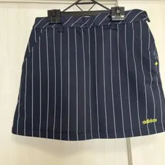 adidasゴルフ　レディース　スカート　ストライプ　M