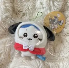 ハチワレ　ポチャッコ　ぬいぐるみ　マスコット ちいかわ×サンリオキャラクターズ ぷちミニフードマスコット