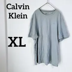 希少✨Calvin Kleinカルバンクライン【XL】ライトグレー Tシャツ