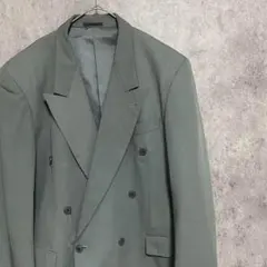 90s vintage ダブルジャケット　メンズ　くすみカラー　古着　F4