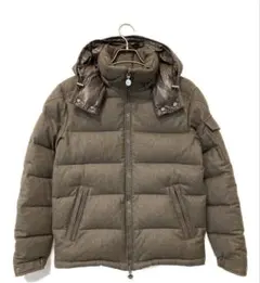 MONCLER モンジュネーブル ウール ダウン 国内正規品 ブラウン 美品 1