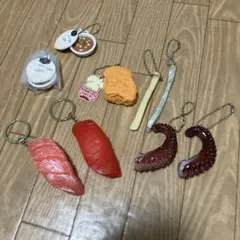 食品サンプルキーホルダー6個セット