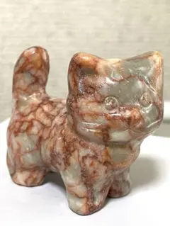 天然石 レッドネットワークジャスパー猫のサムネイル