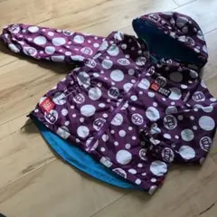 ベビードール 総柄ウィンドブレーカー☆110 紫