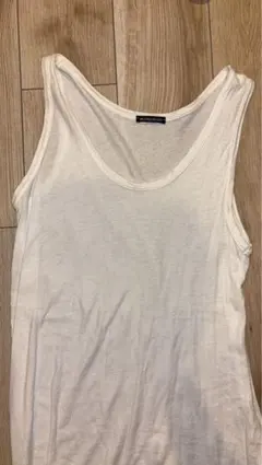 大人気！！　Ann Demeulemeester タンクトップ　ホワイト 2026年最新】Ann Demeulemeester カラー：ホワイト系 レディース