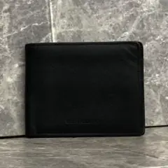 BURBERRY レザー 小銭入れ サフィアーノ 型押し ブラック 黒 BURBERRY レザー 小銭入れ サフィアーノ 型押し ブラック 黒