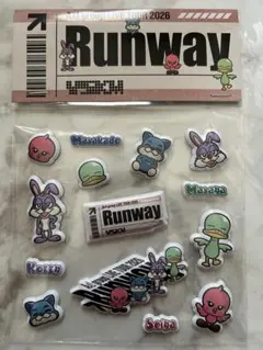 Aぇ! group LIVE TOUR 2026 Runway ぷくぷくシール