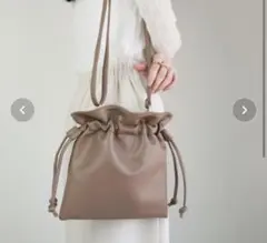 2WAY 巾着 ミニショルダー バッグ