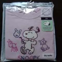専用出品です　　GU　カンタン　スエット　プルオーバー　長袖　スヌーピー　ピンク