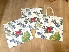 新品他/小樽 六花亭 お土産袋 手提げ袋 3枚種類 大 セット お菓子袋