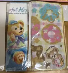 新品未使用 TDS ダッフィー＆フレンズ 20周年 ミニタオル