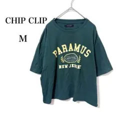 チップクリップ ビッグシルエット カレッジロゴTシャツ M アメカジ ストリートのサムネイル
