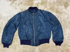 ALPHA MA-1 グランドクルー S ネイビー MADE IN USA