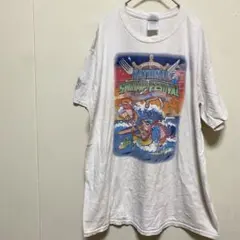 古着 87s USA製 シングルステッチ バイクショップ 企業Tシャツ 
