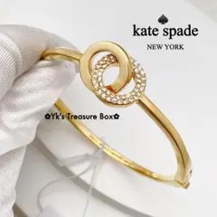 C288/kate spade/ゴールド パヴェ バングル ブレスレット