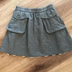 美品★ バーバリー120 スカート