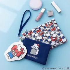 新品 ハローキティ ストラップ付きポーチ3点セット キティ サンリオ