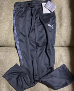 PUMA DRYCELL ブラックジャージパンツ 160