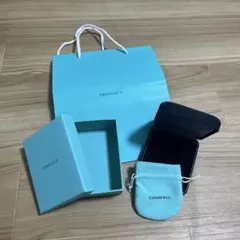 ティファニー ネックレス 空箱 ブラック ジュエリー ボックス 巾着袋