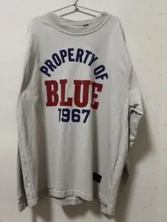 サウザン マニュファクチャリング カンパニー　ブルーブルー長袖TシャツS