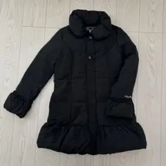 Mezzo Piano ブラック中綿コートＬ160 黒　美品