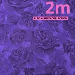 ★ALTO ALBERO COLLECTION★シーチング★薔薇★パープル★