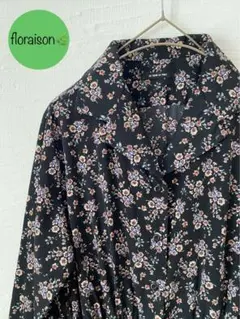 【AS KNOW AS PINKY】花柄【ワンピース 】ロング︎【美品】フリー