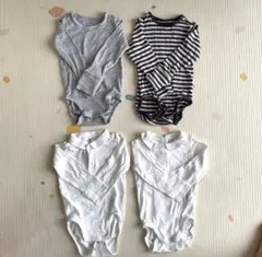 H&M 長袖　ロンパース　ボディスーツ