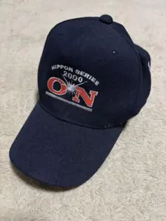 長嶋巨人　王ダイエー　ON対決　日本シリーズ 　 キャップ　帽子　サイン刺繍入り 長嶋巨人 王ダイエー ON対決 日本シリーズ キャップ 帽子 サイン刺繍