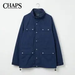 CHAPS チャップス フィールドジャケット フーデッド メンズL 紺のサムネイル