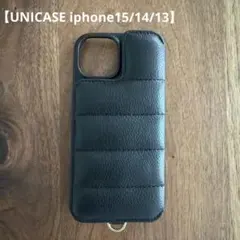 【UNICASE iphone15/14/13】Puffy Caseブラックのサムネイル