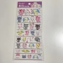 ジュエルペット　4サイズステッカー
