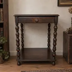 karimoku /カリモク コロニアル 木製家具 花台 フラワースタンド