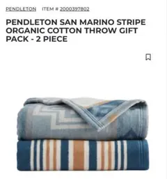 PENDLETON San Marino Stripe ブランケット 2枚組のサムネイル