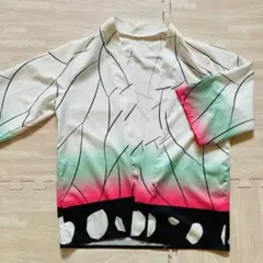 鬼滅の刃　映画　胡蝶しのぶ　羽織　コスプレ　ハロウィン　仮装　120〜140cm