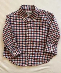 ラルフローレン　Ralph Lauren チェック　シャツ 12m
