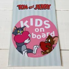 TMJ-035 トムとジェリー ステッカー KIDS ON BOARD