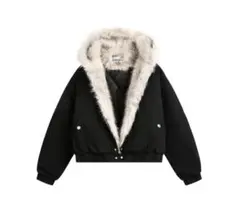 y2k 短丈fur zip hoodie ファー付きジップパーカー 男女兼用 - メルカリ