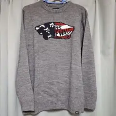 VANS グレー ニットセーター