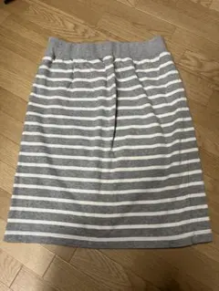 Azul by moussy （アズールバイマウジー）ボーダータイトスカートのサムネイル