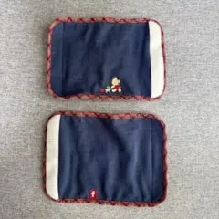 ファミリア　よだれカバー　赤チェック