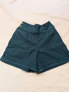 familiar チェック柄ショートパンツ　130